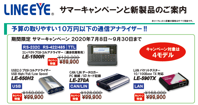 ブティック ラインアイ USB2.0プロトコルアナライザ LE-650H2 - 通販
